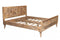 King Beds For Sale - 78" X 82" X 42" Honey Wood King Size Bed