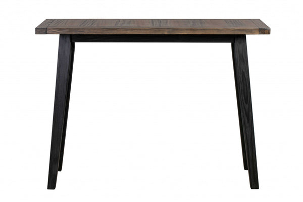Console Tables - 16" X 41" X 30" Brown Pine Wood Console Table