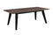 Kitchen and Dining Room Tables - 39" X 83" X 31" Brown Pine Wood And Mdf Large Dining Table