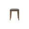 Counter Stools - 14" X 14" X 17" Metal Base Acacia Wood Stool