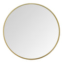 Decorative Mirrors - 28" X 0.4" X 28" Gold 4 Glass 4 Mdf Metal Wall Mirror