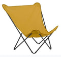 Modern Lounge Chair - 35.8'' X 32.7'' X 34.2'' Garace Acier Steel Pop Up XL Lounge Chair