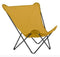 Modern Lounge Chair - 35.8'' X 32.7'' X 34.2'' Garace Acier Steel Pop Up XL Lounge Chair