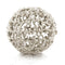Decoration Ideas - 7" X 7" X 7" Silver Aluminum Coral Sphere