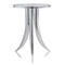 Pub Table Set - 17" X 17" X 23" Silver Aluminum Thistle Leg Table