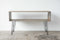 TV Console Table - 48" X 16" X 27.'75" Silver Maple And Steel TV Console