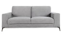 Couches - 80" X 39" X 35" Silver Polyester Sofa