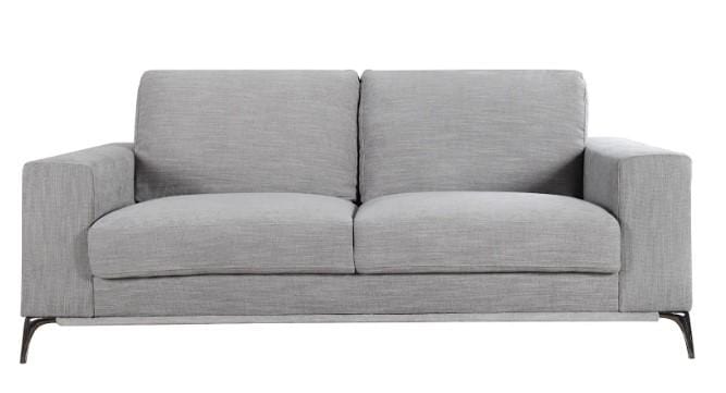 Couches - 80" X 39" X 35" Silver Polyester Sofa