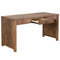 Wooden Desk - 60" X 24" X 30'.5" Cappuccino Wood Writing Desk