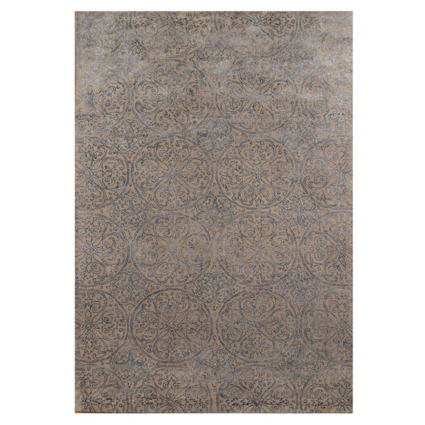 Area Rugs On Sale - 8" X11" X 0.5" Blue  Wool Area Rug