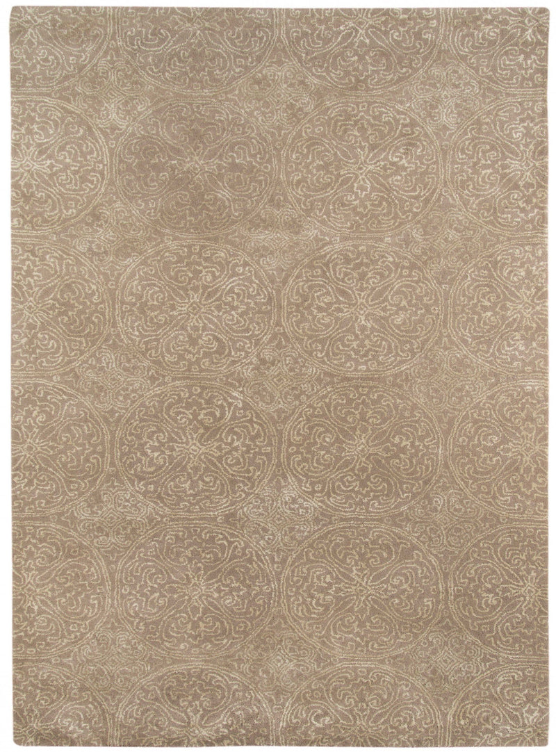 Area Rugs On Sale - 8" X11" X 0.5" Beige  Wool Area Rug