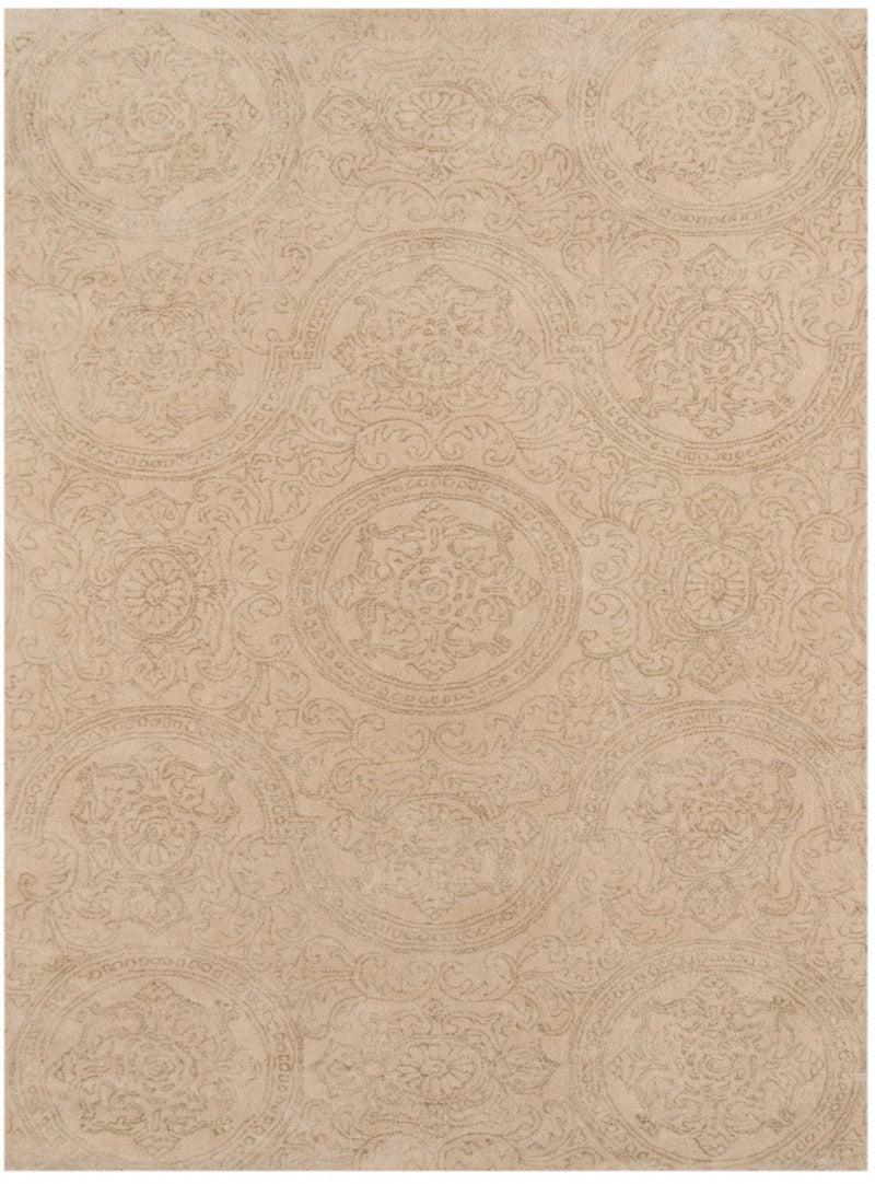 Area Rugs On Sale - 5" X8" X 0.5" Beige  Wool Area Rug