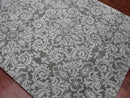 Wool Rugs 8x10 - 8" X10" X 0.5" Gray Wool Area Rug