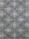 Wool Rugs 8x10 - 8" X10" X 0.5" Blue  Wool Area Rug