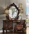 Bar Stools For Sale - 22" X 22" X 19" Cherry Oak Fabric Vanity Stool