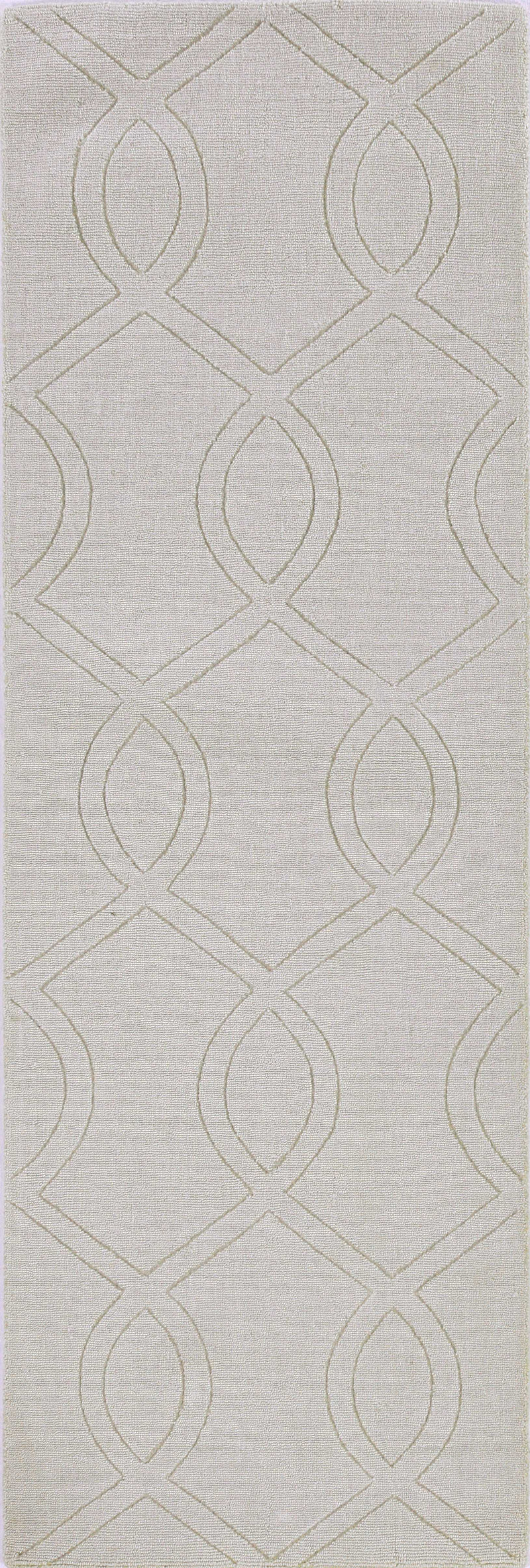 Kitchen Rugs - 108" X 144" X 0.'5" Ivory Polyester Rug