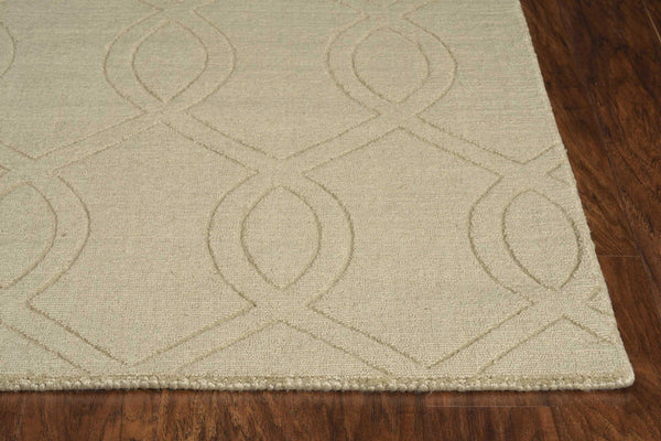 Dynamic Rugs - 17" X 90" X 0.'5" Beige Polyester Rug