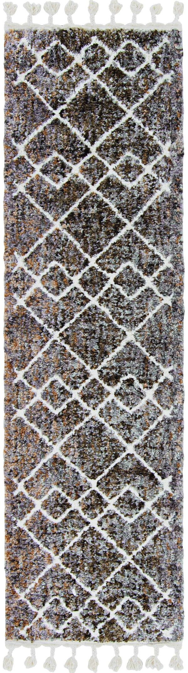 Dining Room Rugs - 94" X 126" X 1" Mocha Polyester Rug