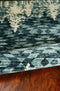 Dining Room Rugs - 94" X 118" X 0.'5" Slate Blue Polypropelene Rug