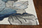 Rugs For Sale - 27" X 90" X 0.'5" Ivory Blue Polyester Rug
