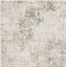 Living Room Rugs - 114" X 156" X 0.'25" Ivory Polypropelene / Viscose Rug