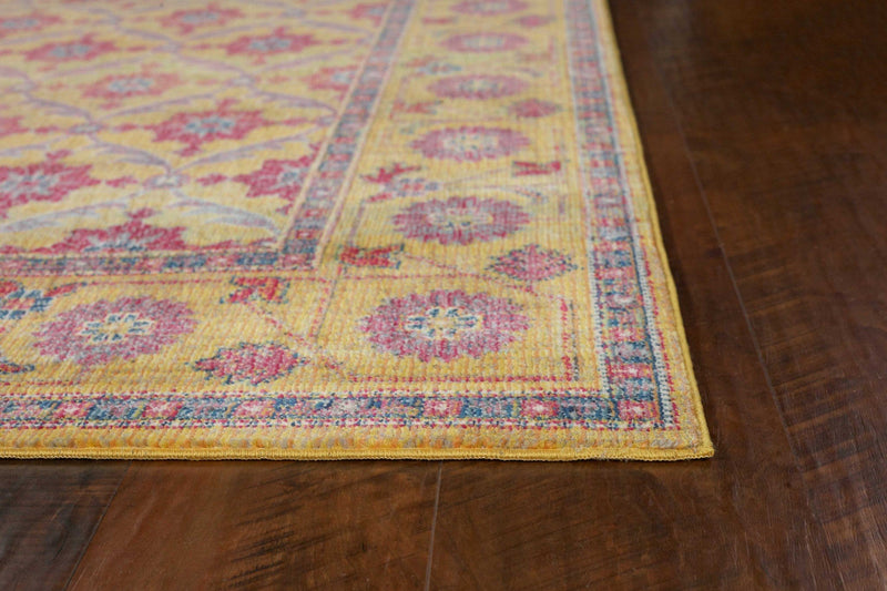 Gold Rug - 31" X 96" X 0.'25" Gold Polypropylene Rug