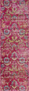 Pink Rug - 63" X 91" X 0.'25" Pink Polypropelene Rug