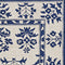 Designer Rugs - 39" X 63" X 0.'25" Sand/Blue Polypropelene Rug