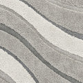 Gray Area Rug - 78" X 78" X 1" Grey Polypropelene Rug