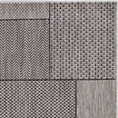 Gray Area Rug - 94" X 130" X 0.'25" Grey Polypropylene Rug