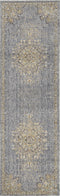 Grey Rug - 63" X 91" X 0.'5" Slate Grey Wool Rug