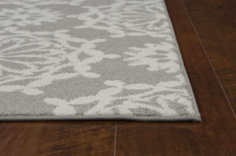 Cheap Rugs For Sale - 63" X 91" X 0.'5" Grey/Ivory Polypropelene Rug