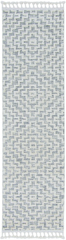 Living Room Area Rugs - 94" X 130" X 0.'25" Ivory Grey Polyester Rug