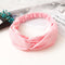 38 Colors Cross Top Knot Headband For Women Girl Hair Bands Solid Elastic Twist Headbands Fashion Cross Hair Accessories Turban AExp