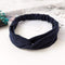 38 Colors Cross Top Knot Headband For Women Girl Hair Bands Solid Elastic Twist Headbands Fashion Cross Hair Accessories Turban AExp