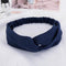 38 Colors Cross Top Knot Headband For Women Girl Hair Bands Solid Elastic Twist Headbands Fashion Cross Hair Accessories Turban AExp