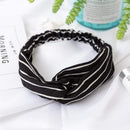 38 Colors Cross Top Knot Headband For Women Girl Hair Bands Solid Elastic Twist Headbands Fashion Cross Hair Accessories Turban AExp