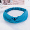 38 Colors Cross Top Knot Headband For Women Girl Hair Bands Solid Elastic Twist Headbands Fashion Cross Hair Accessories Turban AExp