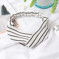 38 Colors Cross Top Knot Headband For Women Girl Hair Bands Solid Elastic Twist Headbands Fashion Cross Hair Accessories Turban AExp