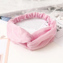 38 Colors Cross Top Knot Headband For Women Girl Hair Bands Solid Elastic Twist Headbands Fashion Cross Hair Accessories Turban AExp