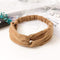 38 Colors Cross Top Knot Headband For Women Girl Hair Bands Solid Elastic Twist Headbands Fashion Cross Hair Accessories Turban AExp