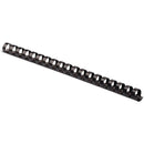 3/8" Round-Back Black Plastic Combs, 100 pk-Office Organization & Ergonomics-JadeMoghul Inc.