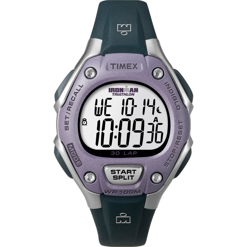 Timex IRONMAN 30-Lap Mid-Size - Black/Lilac [T5K410]