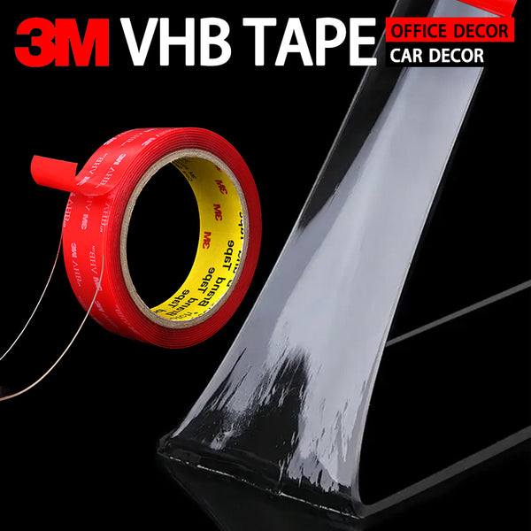 3M Scotch Tape Double Sided Adhesive Transparent Nano Tape Anti-Sunburn Temperature Strong Non-Track Acrylic Adhesive For Car