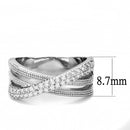 Cheap Rings For Men 3W1464 Rhodium Brass Ring with AAA Grade CZ