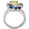 Cute Rings 3W789 Rhodium Brass Ring with AAA Grade CZ