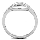 Cute Rings 3W790 Rhodium Brass Ring with AAA Grade CZ
