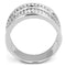 Cute Rings 3W791 Rhodium Brass Ring with AAA Grade CZ