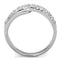 Cute Rings 3W798 Rhodium Brass Ring with AAA Grade CZ