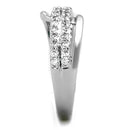 Cute Rings 3W798 Rhodium Brass Ring with AAA Grade CZ